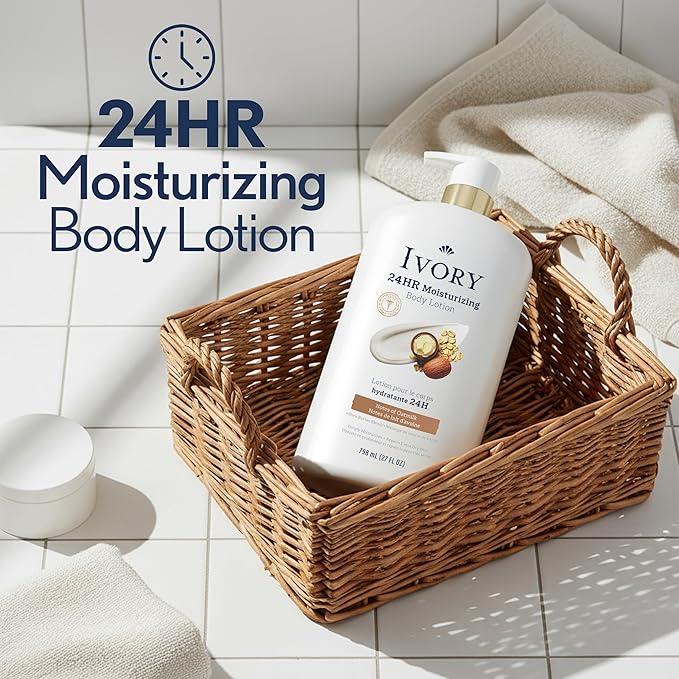 Ivory Hand & Body Lotion, 24hr Moisturizing, Repairs Extra Dry Skin, All Day - Image 3