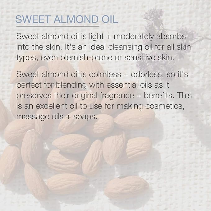 Pure Body Naturals Sweet Almond Oil, 4 fl oz - Image 6