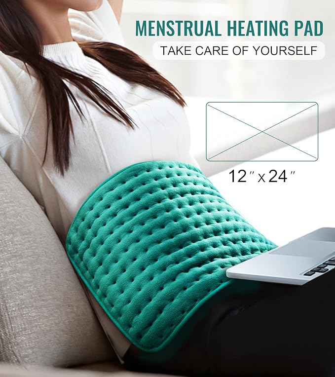 Electric Heating Pads for Back Neck Shoulder Pain Relief, Gifts for Women - Image 4
