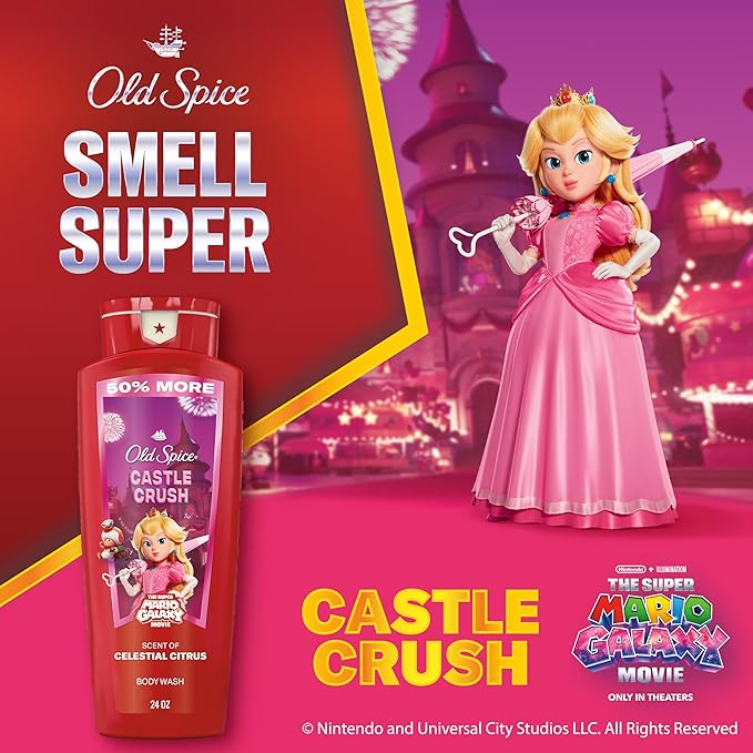 Old Spice Body & Face Wash for Men, x The Super Mario Galaxy Movie, 3X Defense - Image 3