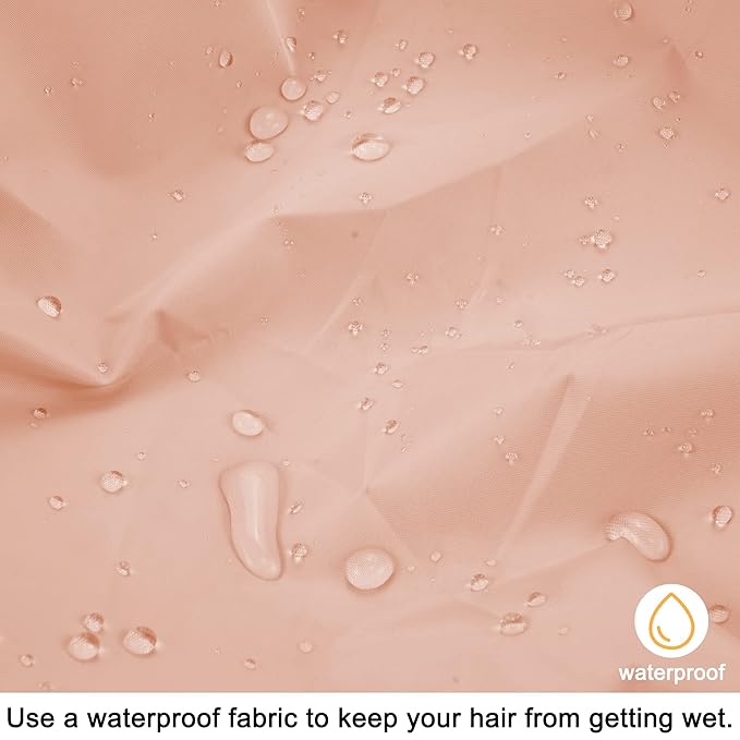 Reusable Shower Cap for Women, Large Waterproof Shower Bonnet - Image 6