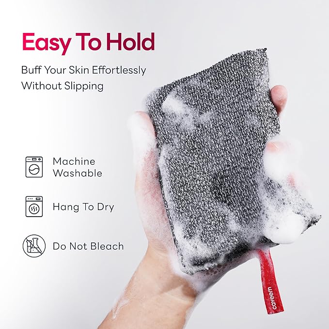 Caveem Exfoliating Body Scrubber, Rough Exfoliation Body Exfoliator Sponge - Image 6
