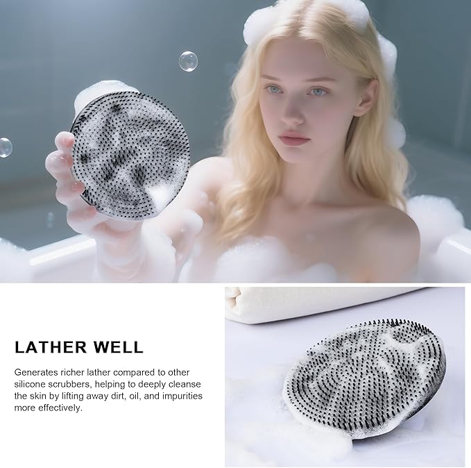 INNERNEED Food Grade Silicone Body Scrubber Gentle Exfoliating Brush - Image 5