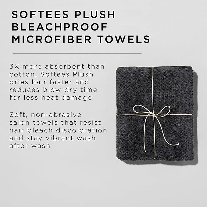 Fromm Softees Plush Bleachproof Microfiber Hair Towel - Image 2