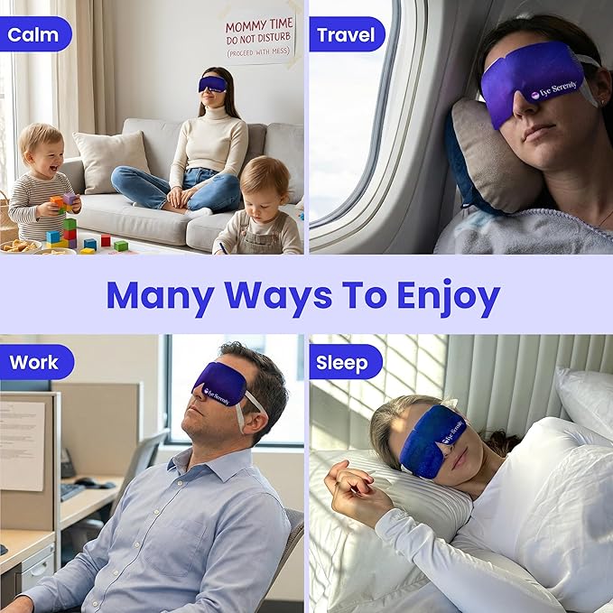 Eye Serenity Steam Eye Mask, Heated Eye Mask, Self Heating Warm Compress - Image 7