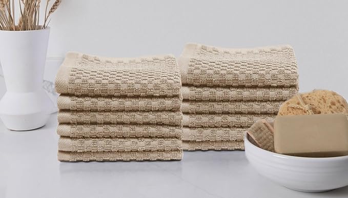COTTON CRAFT Euro Spa Waffle Wash Cloth - Image 2