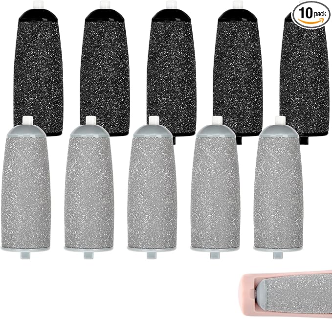 10 Pack Pedicures Replacement Heads, Electric Foot Callus Remover Roller Refills by Unknown