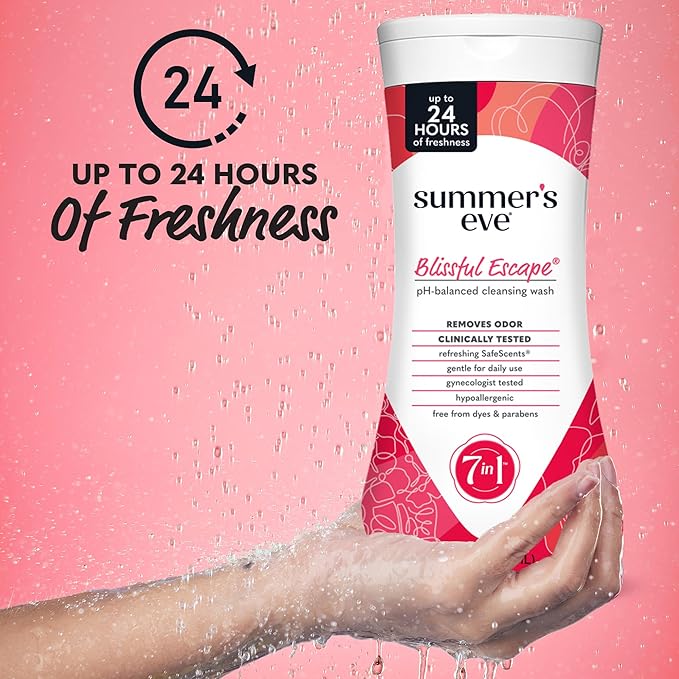 Summer's Eve Blissful Escape All-Over Daily Feminine Wash, pH-Balanced Body Wash - Image 2