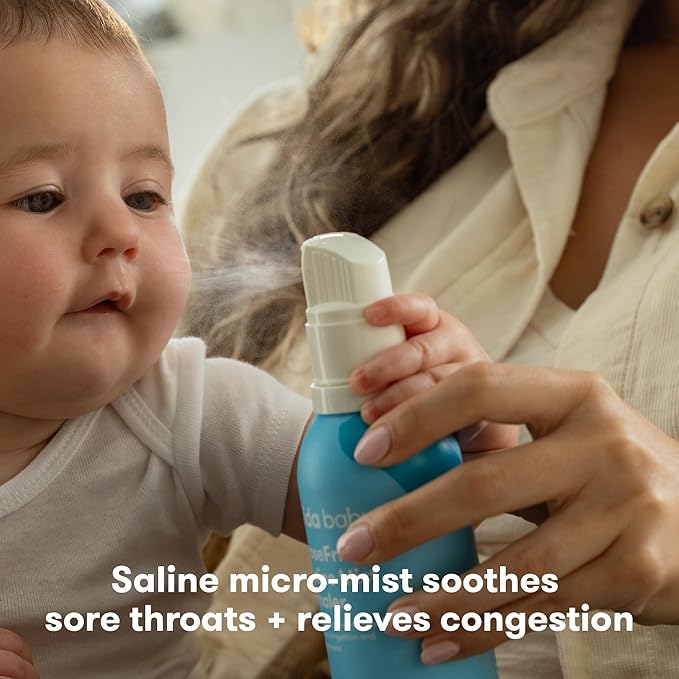 Frida Baby NoseFrida Saline Mist Nasal Inhaler, Decongestant Spray - Image 3
