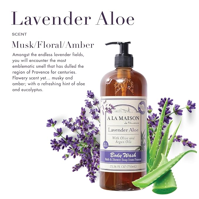 A LA MAISON French Hydrating Liquid Body Wash, Lavender Aloe - Image 2