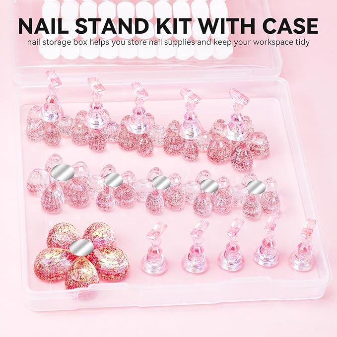 Nail Stand for Press On Fake Nails Painting Display Practice, Powerful Magnetic - Image 6