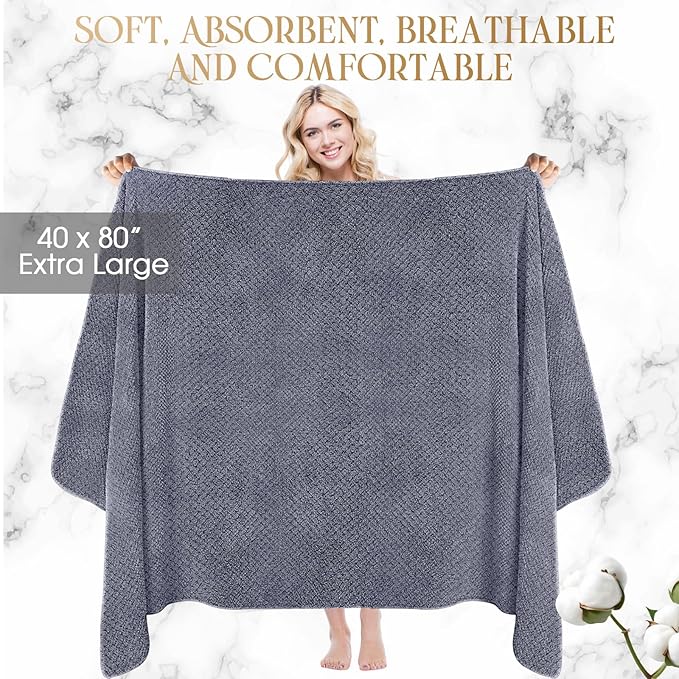 Peryiter Oversized Bath Towels Set of 6 - Image 6