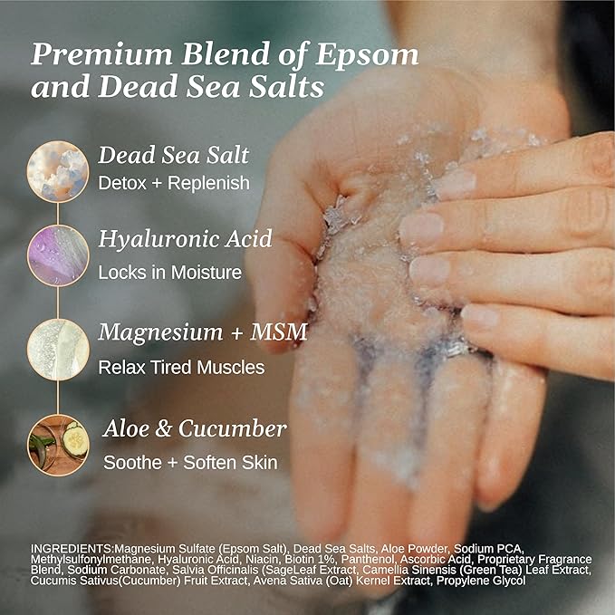 Relax Spa & Bath Aromatherapy Bath Salts Variety Pack - Image 2