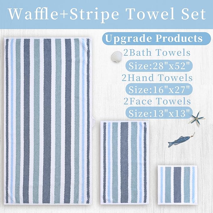 VOOVA & MOVAS Stirpe Towels for Bathroom - Image 3