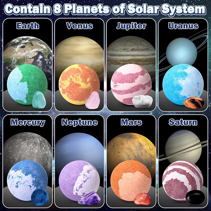 Toylink Galaxy Bath Bombs for Kids - Image 4