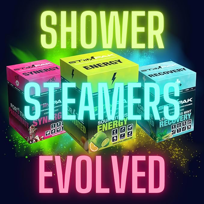 Sport Shower Steamers for Men | Energy | XXL 80g Long Lasting | Core Ingredients - Image 7