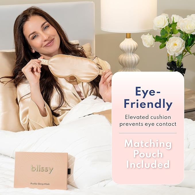 Blissy Silk Sleep Mask Profile - Image 8