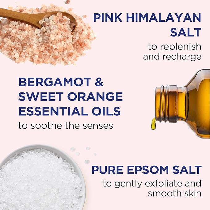 Dr Teal's Pink Himalayan Salt Body Scrub, Restore & Replenish - Image 2