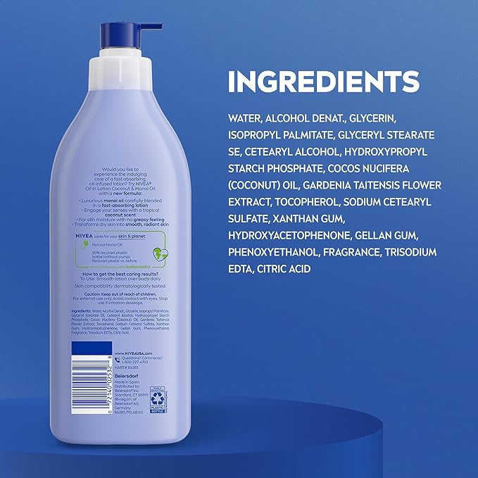 NIVEA Oil Infused Lotion Coconut and Monoi Oil Body Lotion - Image 10