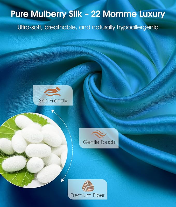 MUSICOZY 3D Silk Bluetooth Sleep Mask Headphones, Mulberry Silk Eye Mask - Image 3