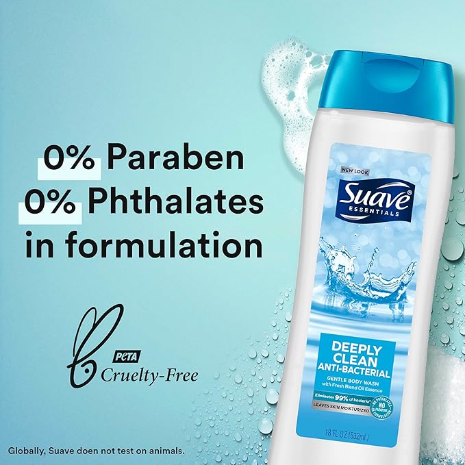 Suave Deeply Clean Antibacterial Body Wash - Image 2