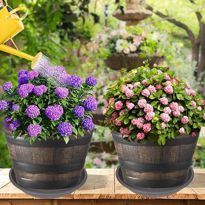 2 Pack of 26 inch Plant Saucer, Large Plant Tray, Heavy Sturdy Plant Drainage - Image 4