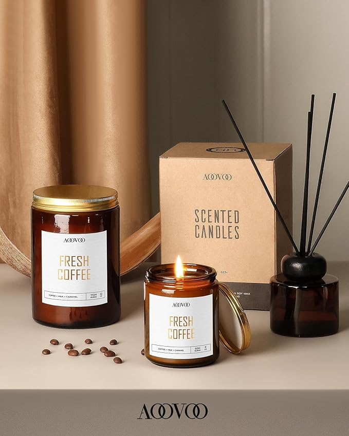 AOOVOO Fresh Coffee Candle - Image 6
