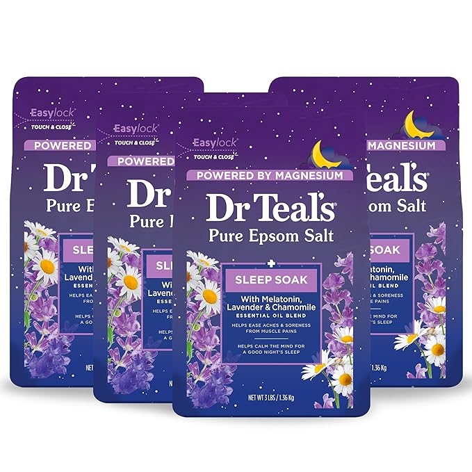 Dr Teal's Pure Epsom Magnesium Salt Soak, Sleep Blend by DrTeals