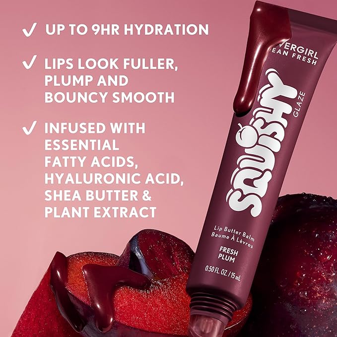 COVERGIRL Clean Fresh Squishy Glaze™ Lip Butter Balm, Non-Sticky, - Image 3