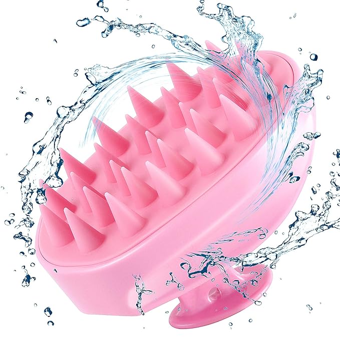 Scalp Massager Shampoo Brush, Hair Scalp Scrubber Shower Hair Brush Head by Sosoon