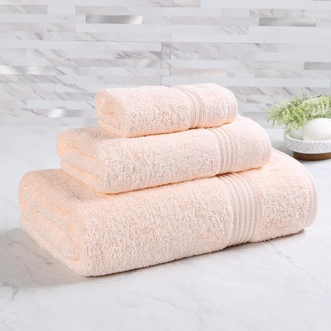 Superior Egyptian Cotton 3-Piece Towel Set, Basic Towels - Image 2