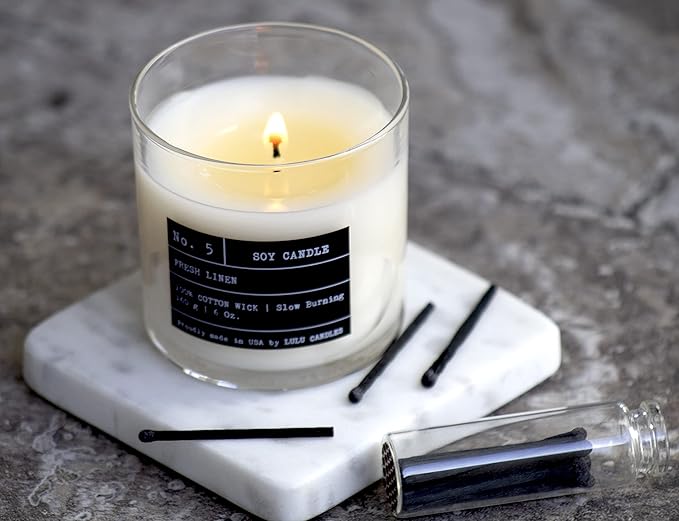 Lulu Candles | Lavender Musk | Luxury Scented Soy Jar Candle | Hand Poured in - Image 2