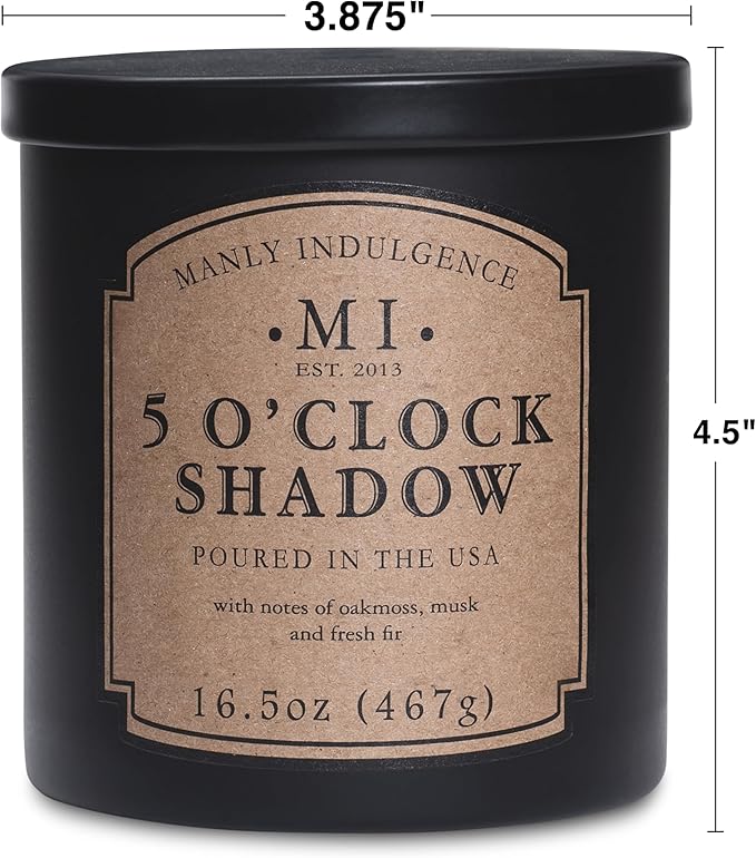 Manly Indulgence 5 O'Clock Shadow Scented Candles - Image 4