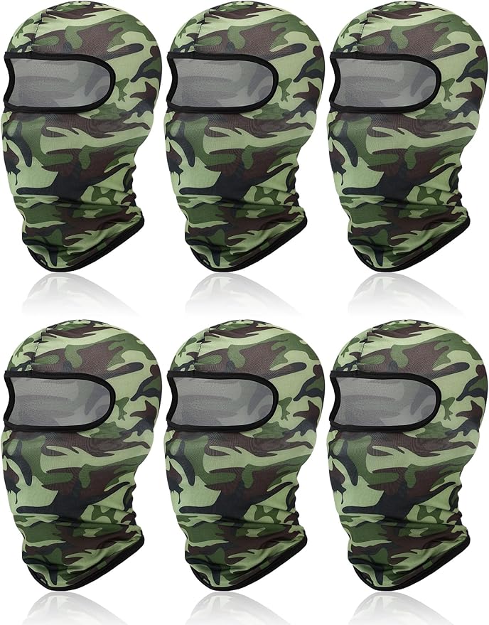 SATINIOR 6 Pcs Ski Mask Cover Balaclava Full Face Mask Summer Face Cover UV by SATINIOR