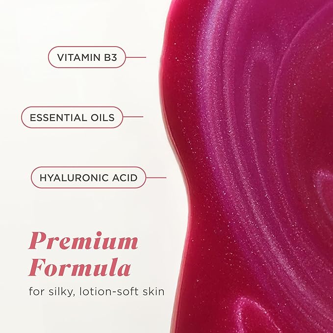 Caress Peony & Almond Blossom Body Wash, Hyaluronic Acid & Vitamin B3 - Image 5