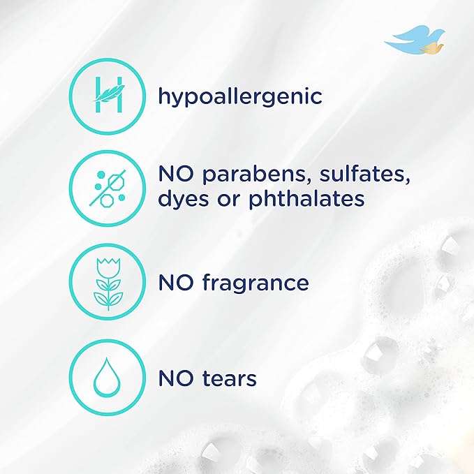 Baby Dove Sensitive Skin Care Baby Wash Fragrance Free Moisture - Image 10