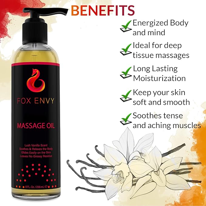 Body Massage Oil: Massage Oil for Massage Therapy, Premium Massaging Oil-Lush - Image 3