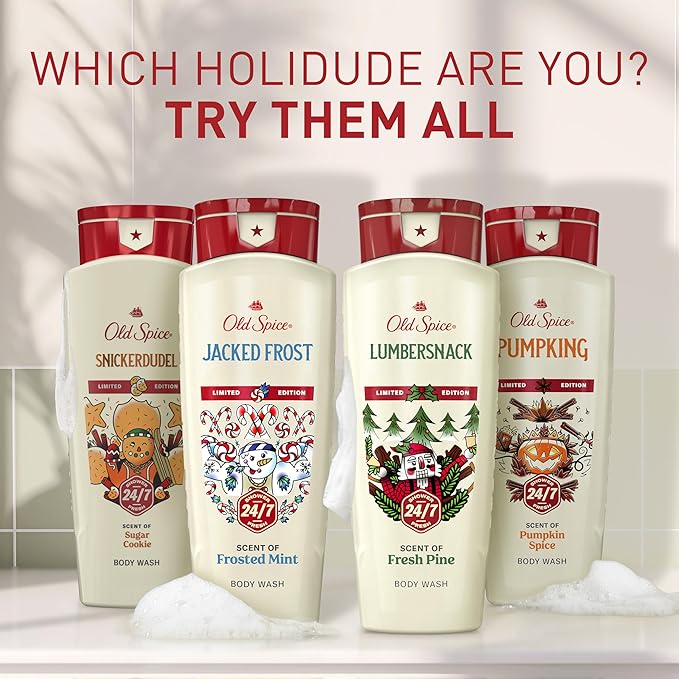 Old Spice Body Wash for Men, Holidudes Holiday Edition, 24/7 Holiday Freshness - Image 9