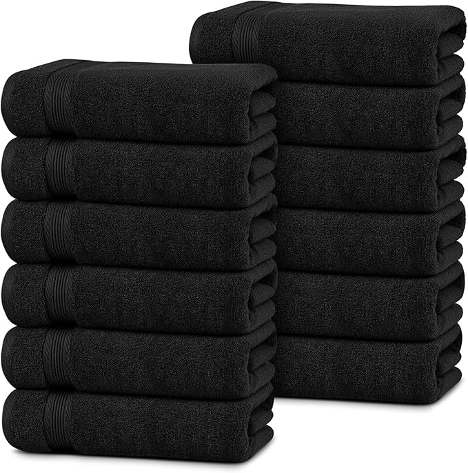 Linteum Textile Supply Luxury Hair Towels 100% Ring Spun Cotton Bleach Proof by LinteumTextileSupply