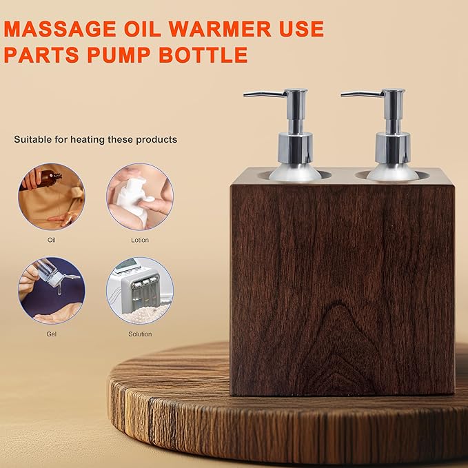 Elitzia ETAW02S ETAW03 Massage Oil Warmer Use Metal Pump Bottle Dispenser 1 - Image 2