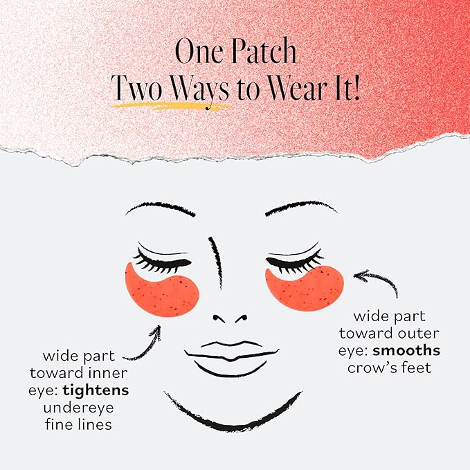 Derma E Retinol + Bakuchiol Under Eye Patches Non-Irritating, Line Smoothing - Image 5