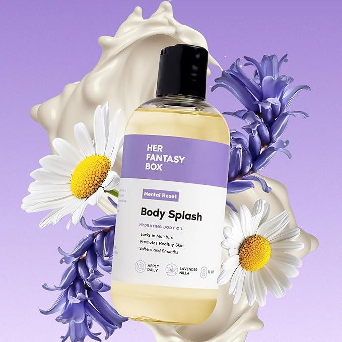 Her Fantasy Box | Body Splash Mental Reset Fragrance Oil – Lavender, Chamomile - Image 7