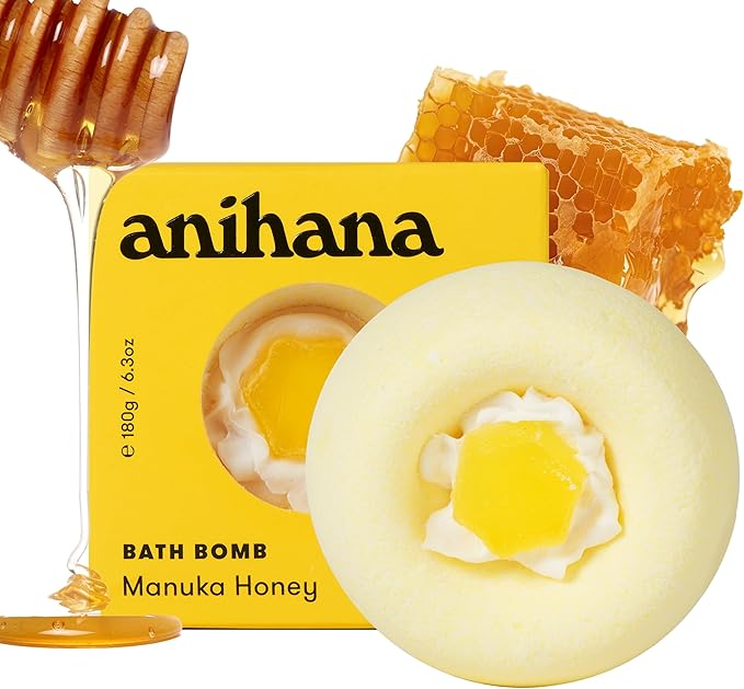 ANIHANA Bath Bomb with Coconut Oil, Paraben Free, Hand-Crafted Luxury Fizzers by Anihana