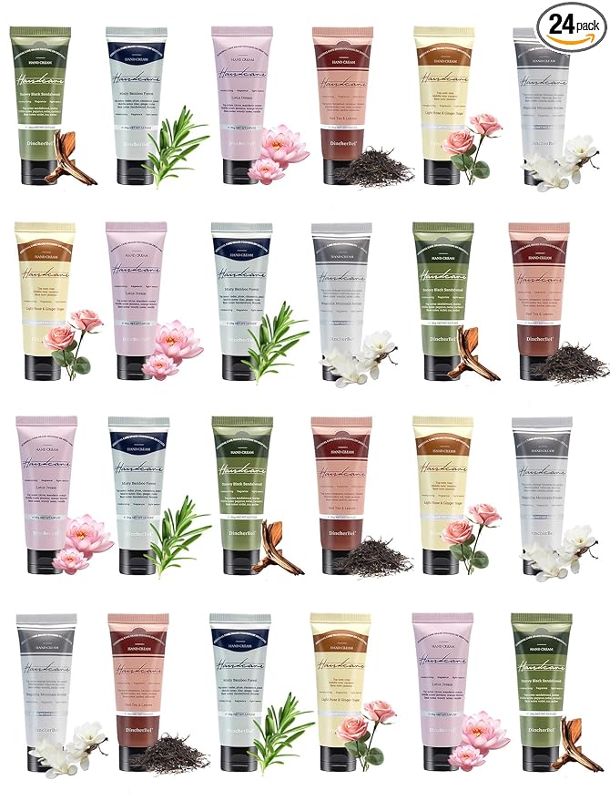 DincherBel 24 Pack Hand Cream Set by DincherBel