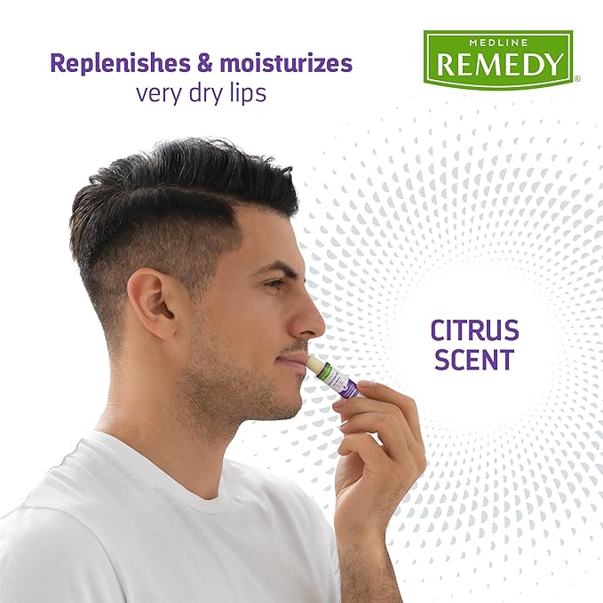 Medline Remedy Clinical Lip Balm, Citrus Scent, Moisturizing, Nutrient Rich - Image 3