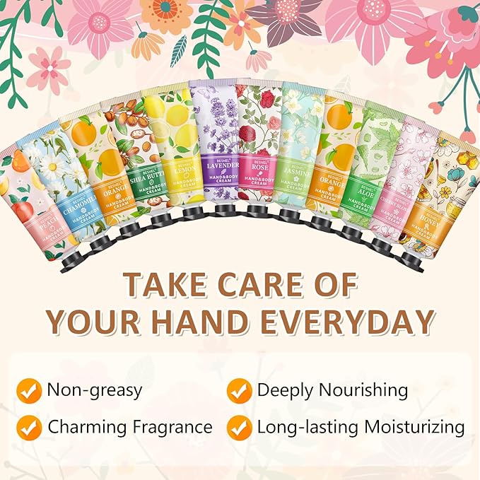 24 Pack Hand Cream Gift Set For Women, Mothers Day Gifts, Teacher Appreciation - Image 3