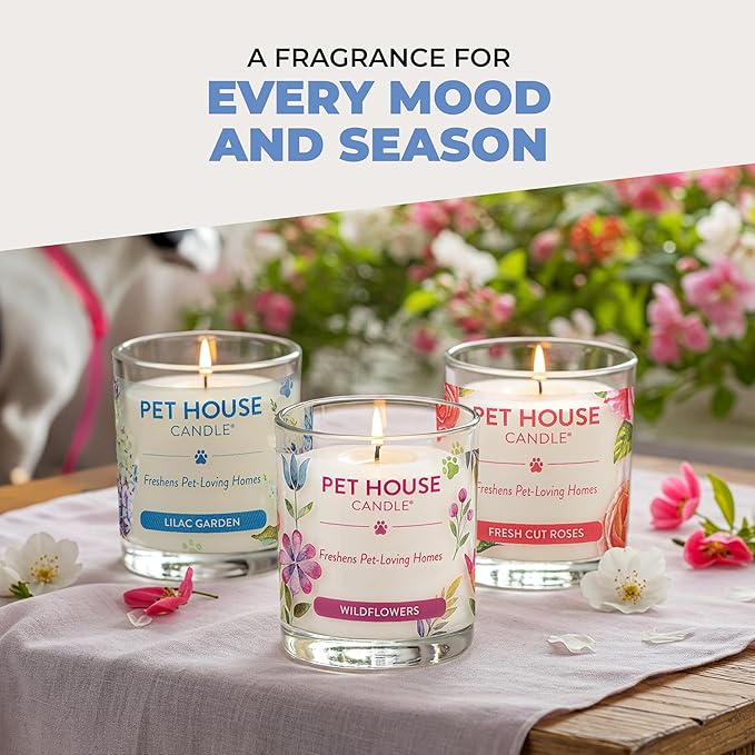 Pet House Candles Plant Based Cookie Scented Candle Clean Burning, Long Lasting - Image 8