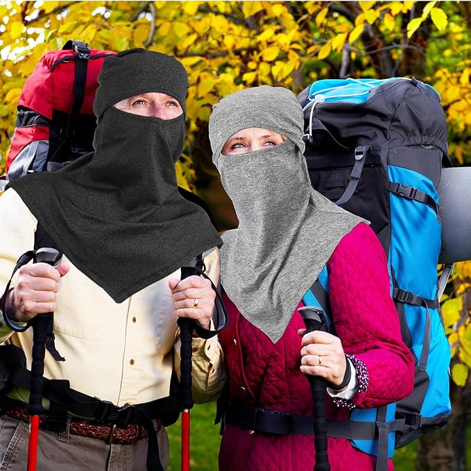 SATINIOR 3 Piece Balaclava Face Cover Sun Protection Neck Cover Summer - Image 3