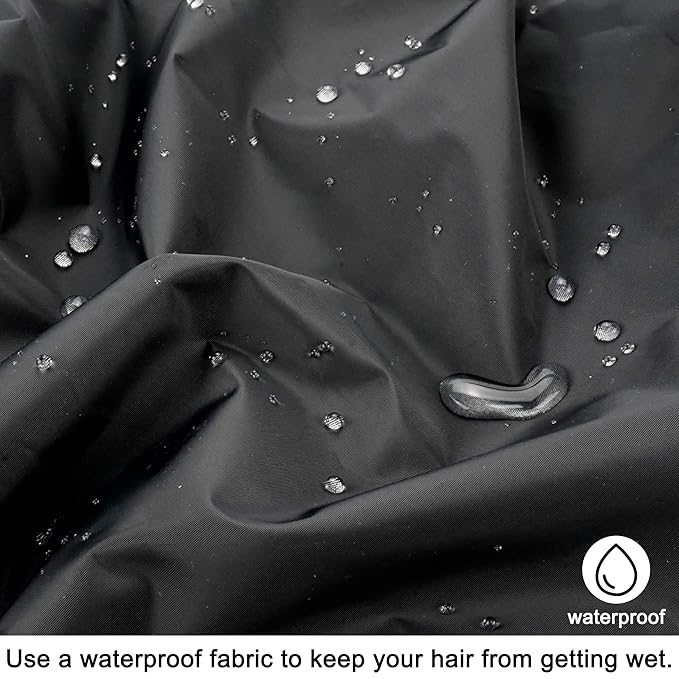 Reusable Shower Cap for Women, Large Waterproof Shower Bonnet - Image 6