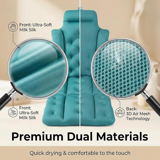 Full Body Bath Pillow for Bathtub, Thick & Luxury Bathtub Cushion - Image 4